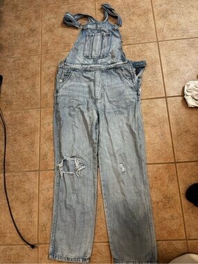 Lucky Brand Light Blue Denim Overalls